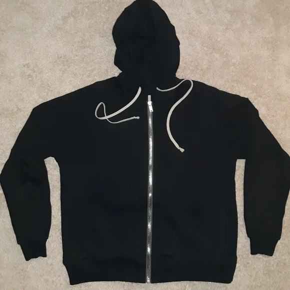 MEN'S RICK OWENS FW22 ZIPPED HOODIE